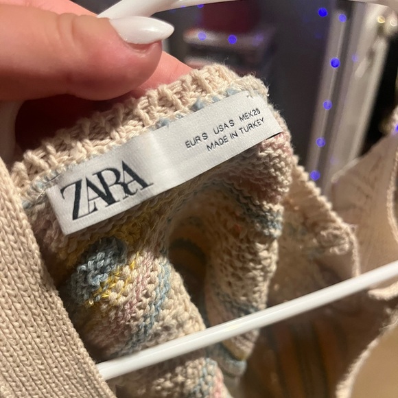 ZARA COLORFUL CROCHET tank - Picture 3 of 4